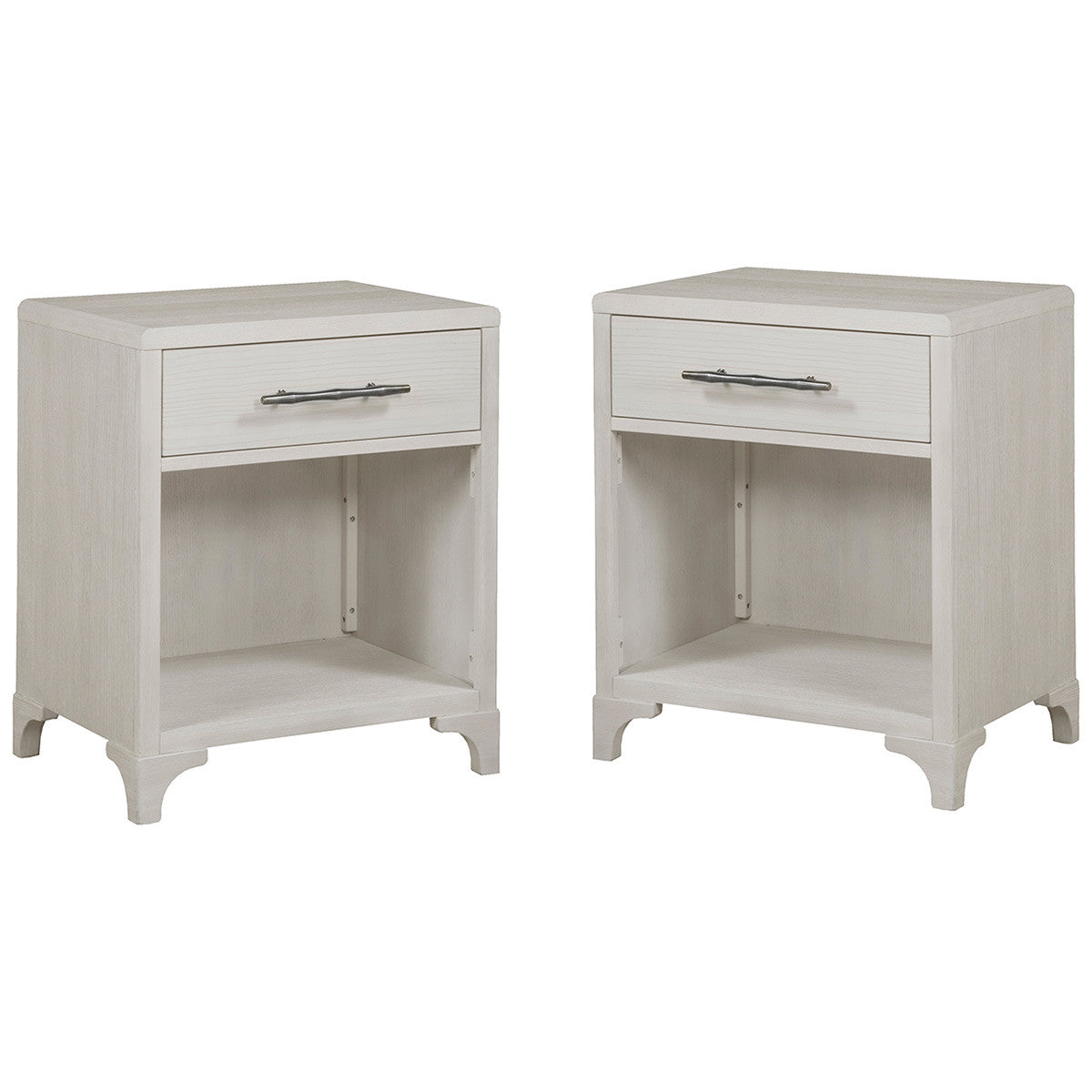 Amalfi 1 Drawer Nightstands with USB - Set of 2 - OUT OF STOCK UNTIL 09/18/2026