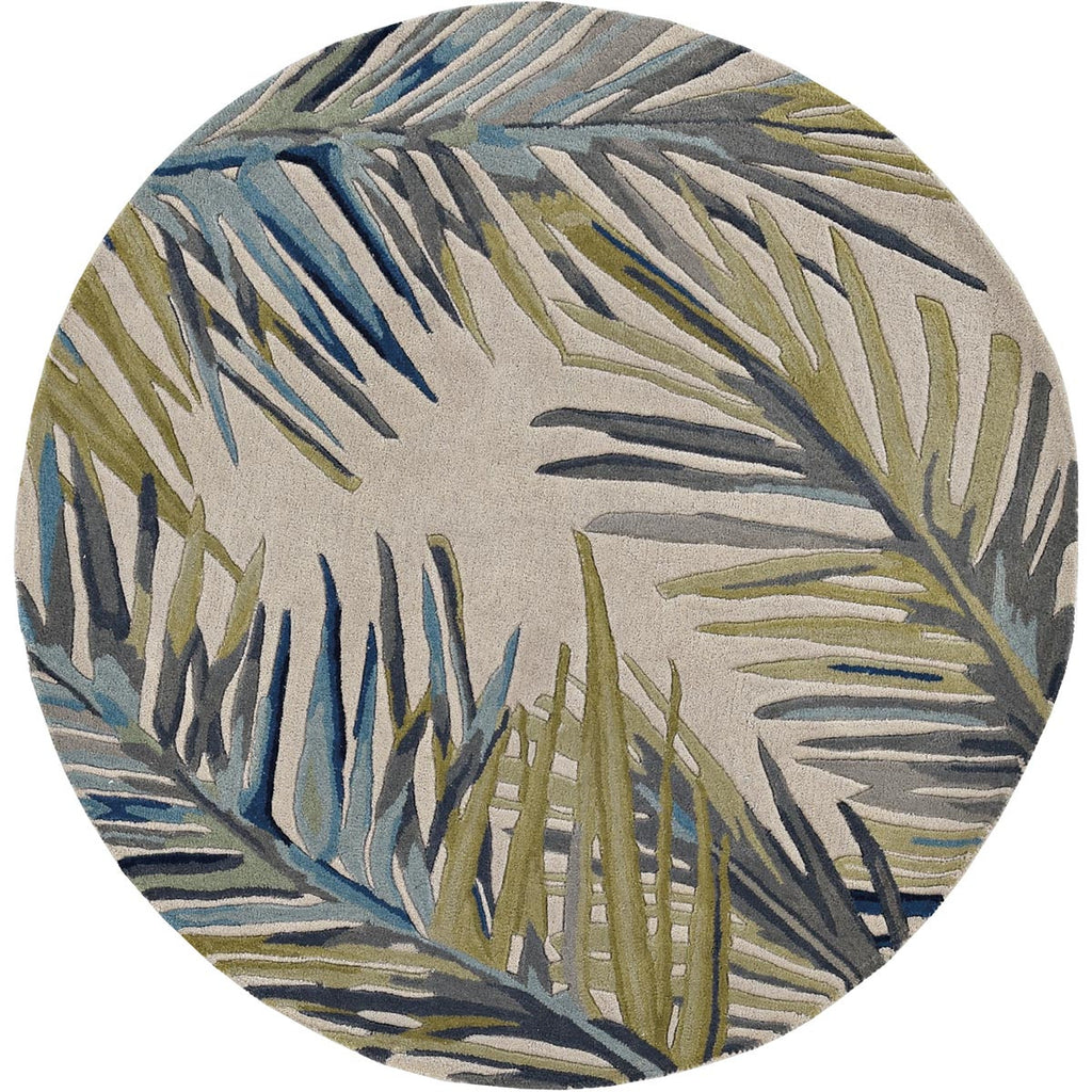 Palm Serenity Rug - 8 Ft. Round - OUT OF STOCK UNTIL 09/23/2026