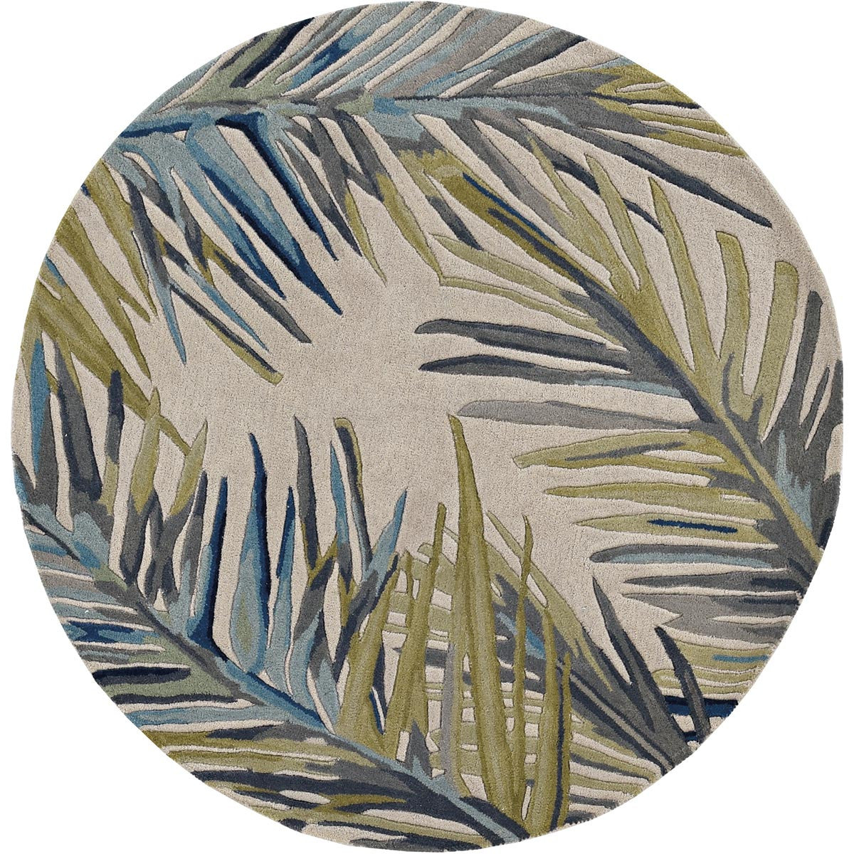 Palm Serenity Rug - 8 Ft. Round - OUT OF STOCK UNTIL 09/23/2026
