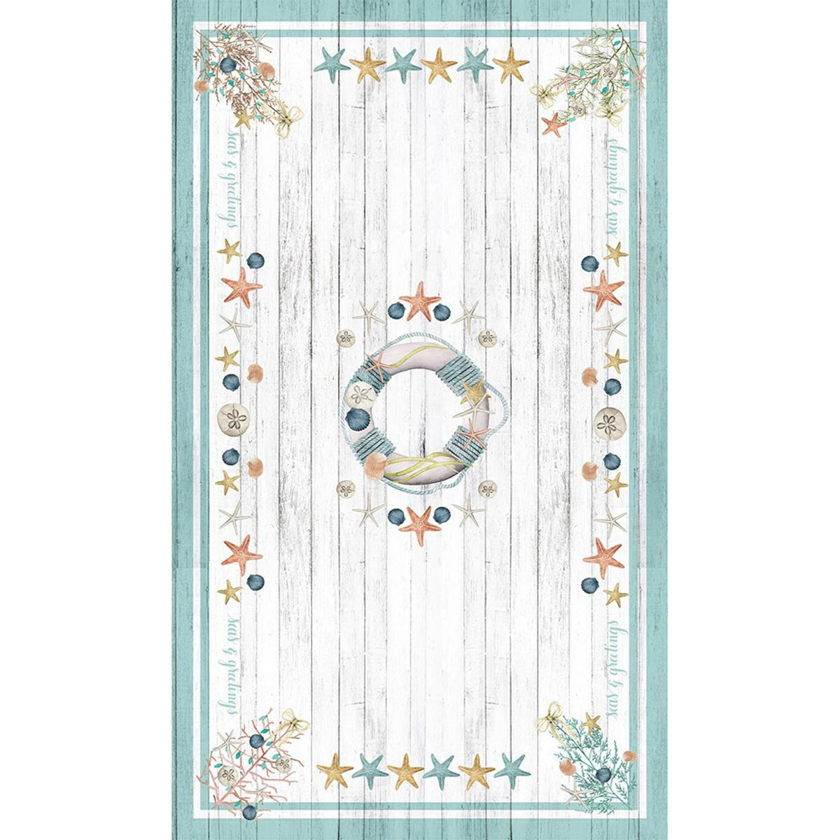 Nautical Christmas Tablecloth - 70 x 120