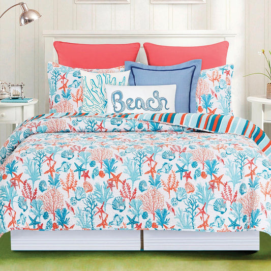 Coastal Oasis Quilt Bed Set - King- SALE
