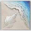 Caribbean Shore Conch Metal Wall Art