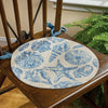 Seaside Shells Braided Chair Pad