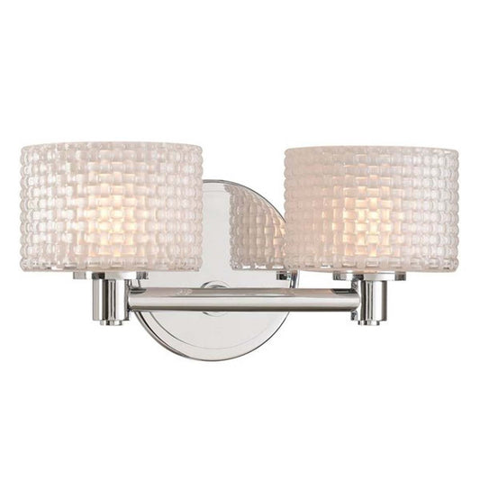Sallow 2 Light Vanity Light - Chrome