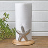 Silver Starfish Paper Towel Holder