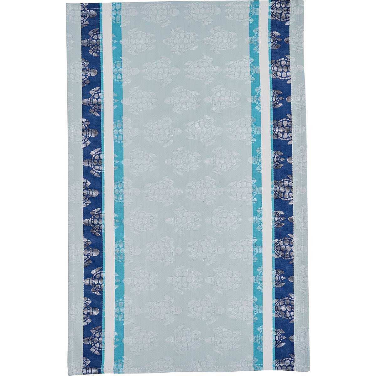 Aqua Turtles Jacquard Towel - Set of 2