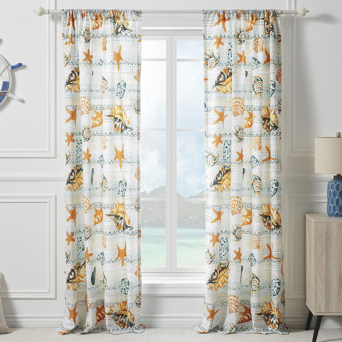 Jade Beach Drapes
