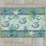 Beach Mosaic Outdoor Rug - 4 x 6