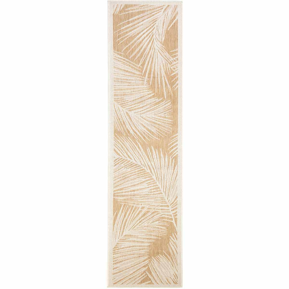 Hermosa Fronds Sand Indoor/Outdoor Rug - 2 x 8