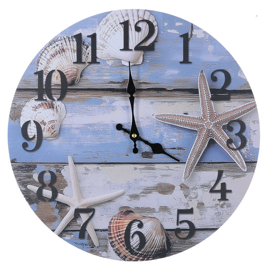 Seaside Treasures Wall Clock