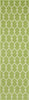 Baja Latticework Green Rug - 2 x 8