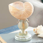 Seahorse Trio Shell Stand Sculpture