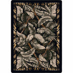 Tropical Bounty Black & Sage Rug - 8 x 11