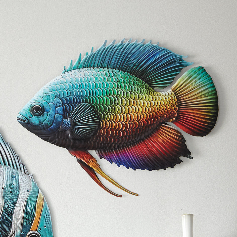 Tropical Fish Wall Art - 15 1/2 Inch
