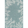 Miami Coral Aqua Indoor/Outdoor Rug - 8 x 10 - OUT OF STOCK UNTIL 06/29/2026