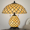 Vintage Art Glass Dual Light Table Lamp