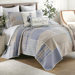 Coastal Patch Quilt Bed Set - Twin