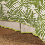 Rain Forest Leaf Bedskirt - Queen