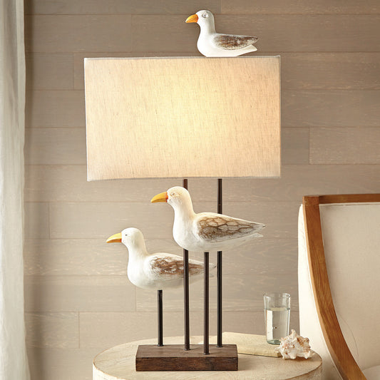 Coastal Seagulls Table Lamp