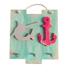 Sword & Anchor Key Hook Plaque