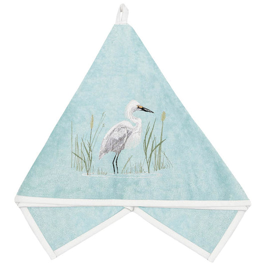 Bayside Egret Guest Towels - Set of 2