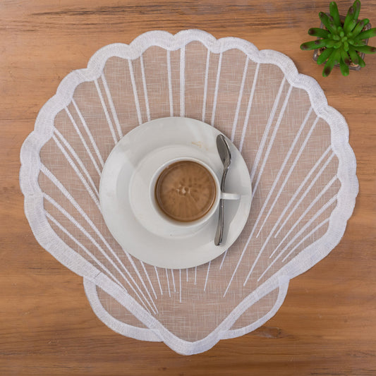 Coastal Shell Placemats - Set of 6