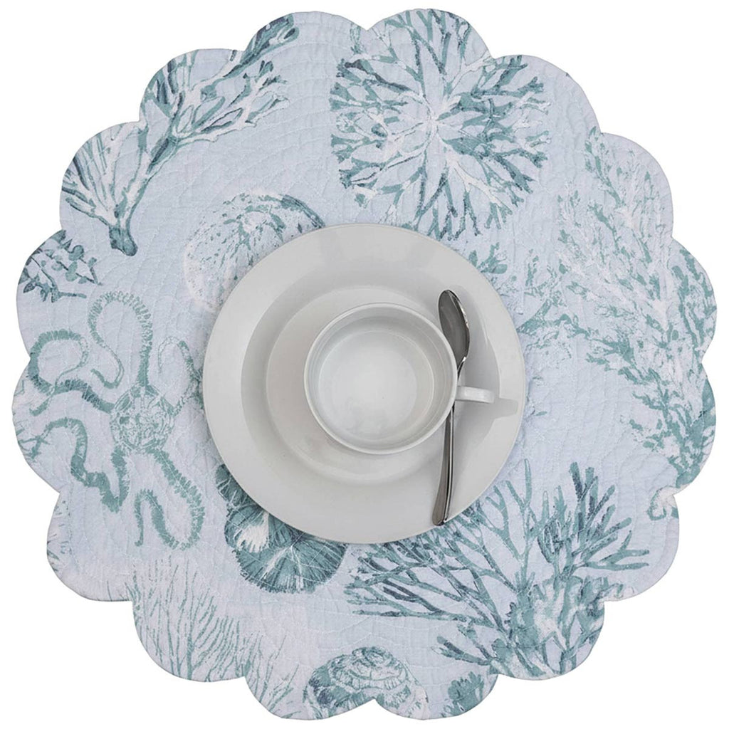 Undersea Escape Round Placemats - Set of 6