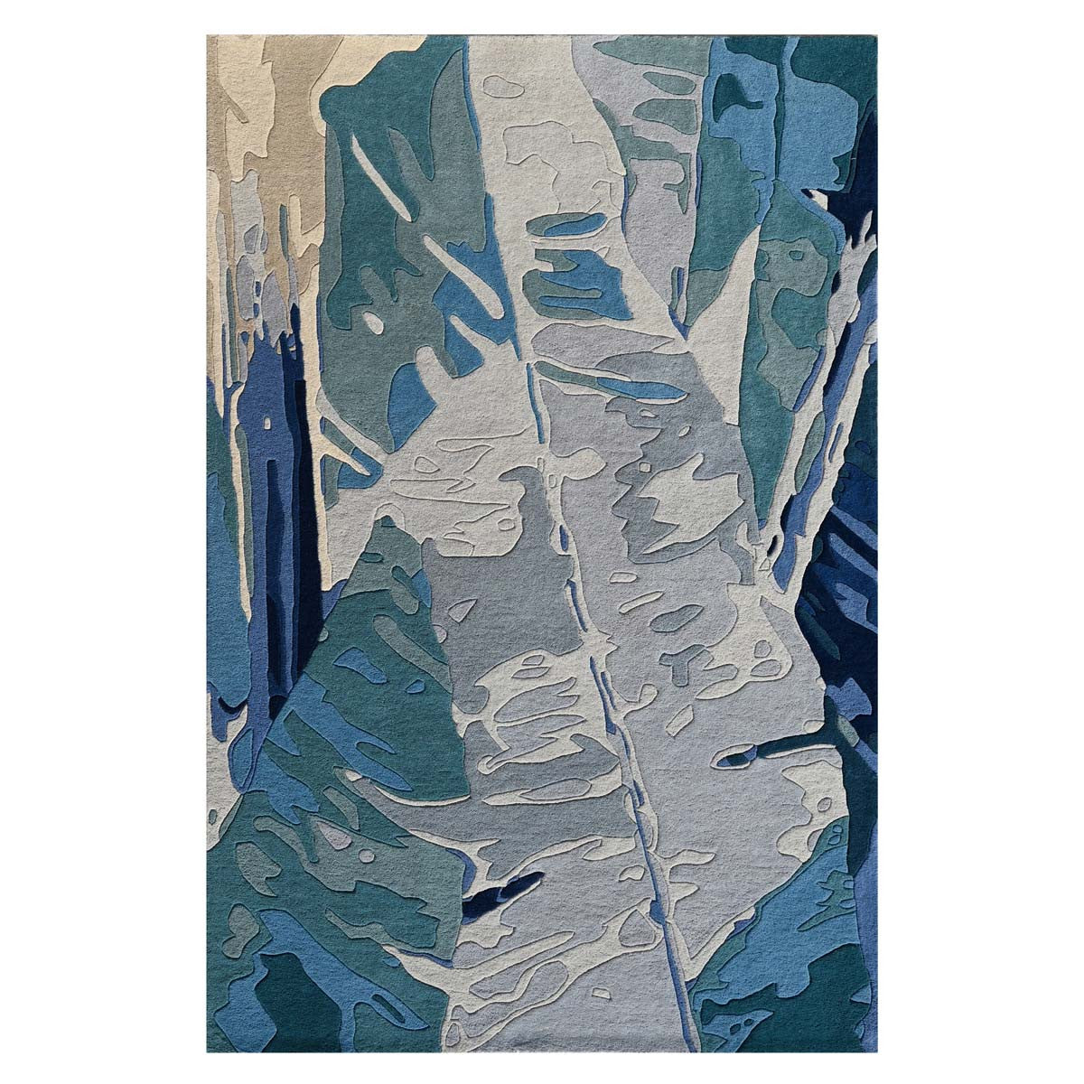Blue Blur Rug - 3 x 5