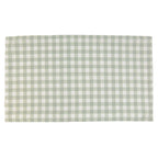 Botanical Bliss Checked Pillow Cover