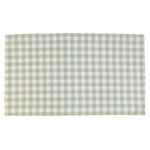 Botanical Bliss Checked Pillow Cover