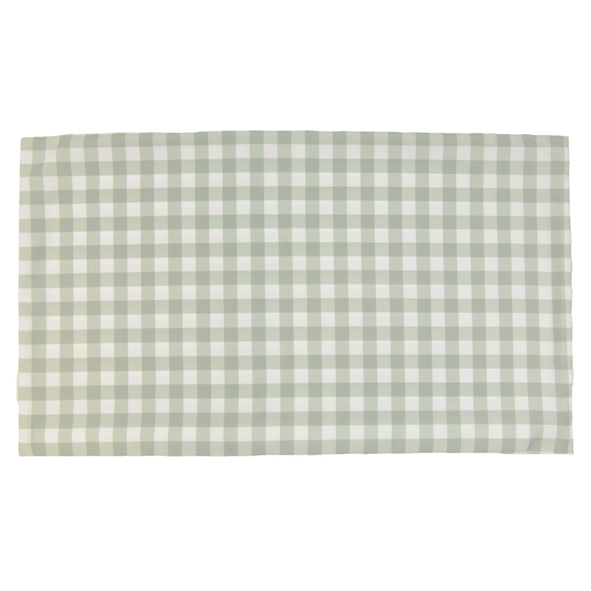 Botanical Bliss Checked Pillow Cover