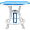 Beckett Counter Height Round Table - Blue & White