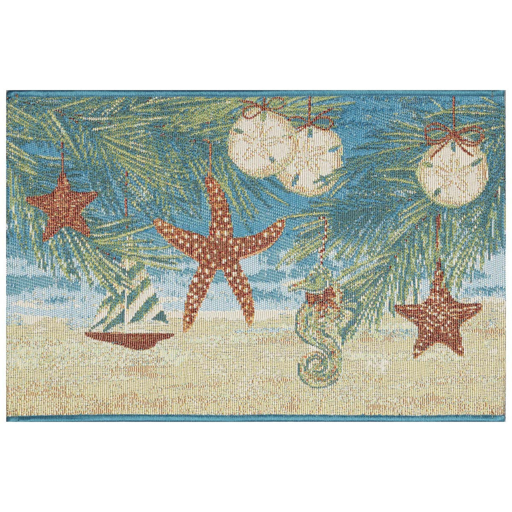 Seaside Ornaments Floor Mat - 3 x 4