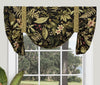 Tropical Noir Tie Up Valance