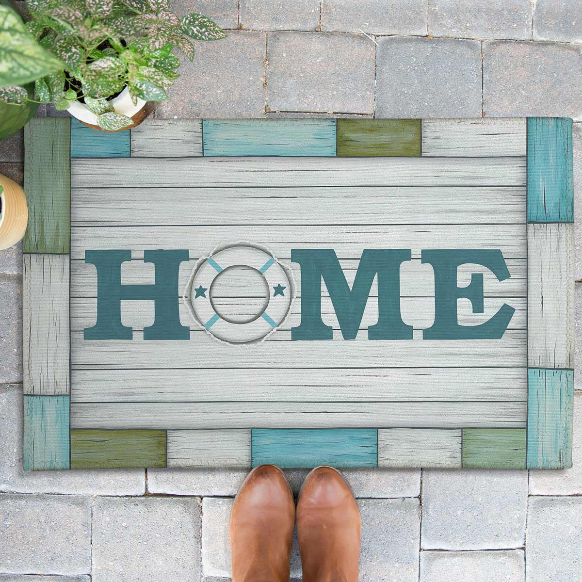 Coastal Home Outdoor Rug - 3 x 5