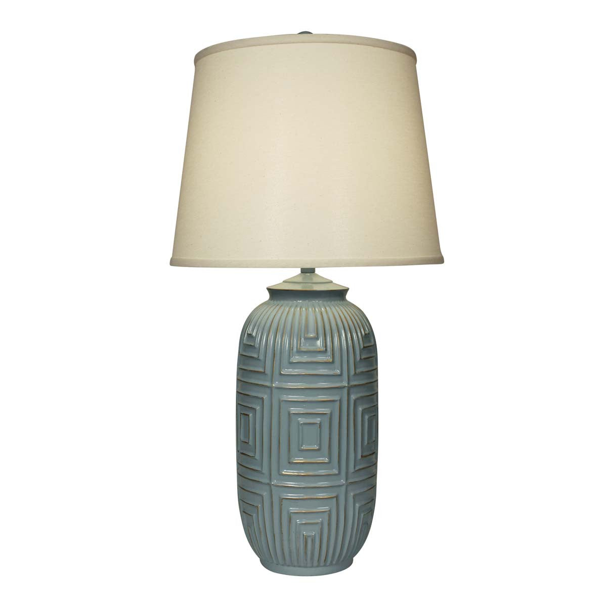 Seashell Mist Squares Table Lamp