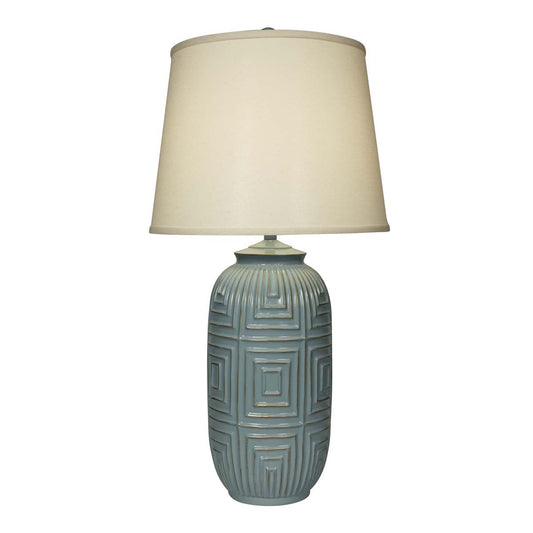 Seashell Mist Squares Table Lamp