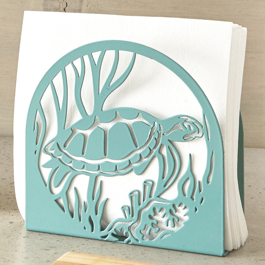Sea Turtle Metal Napkin Holder