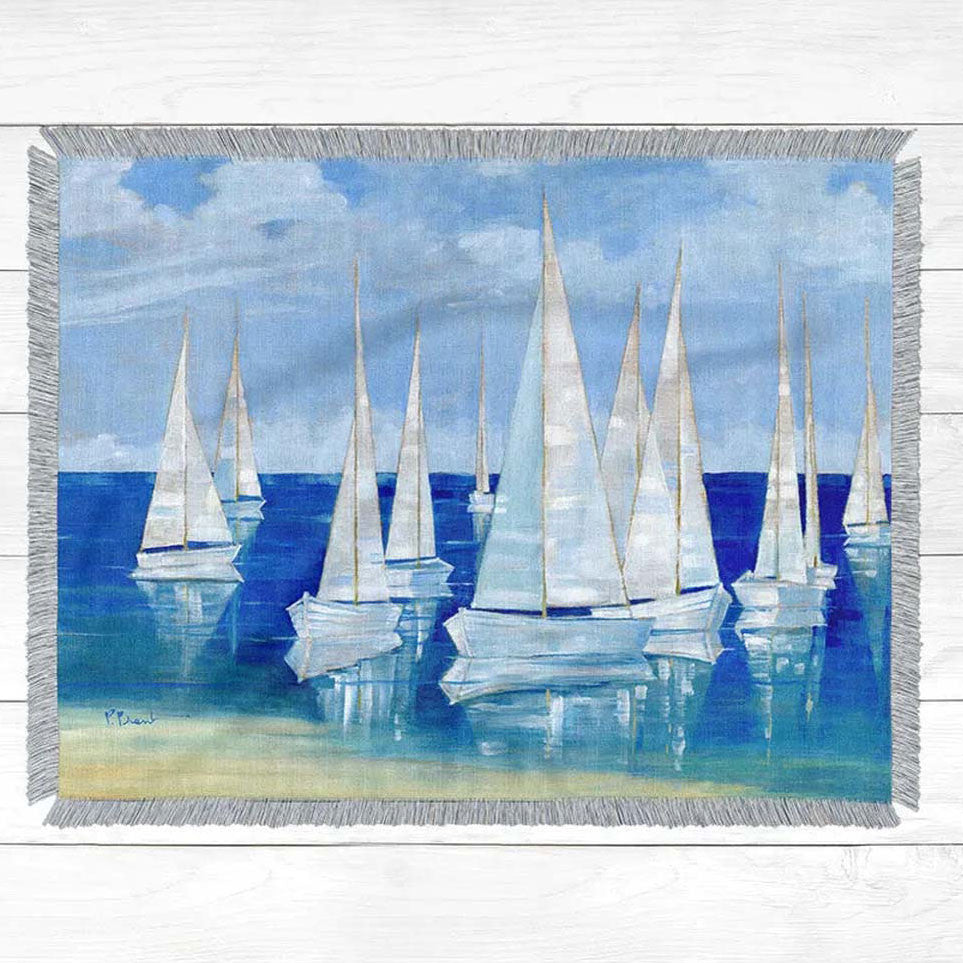 Tranquil Sails Throw - Small