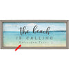 The Beach is Calling Personalized Wall Art