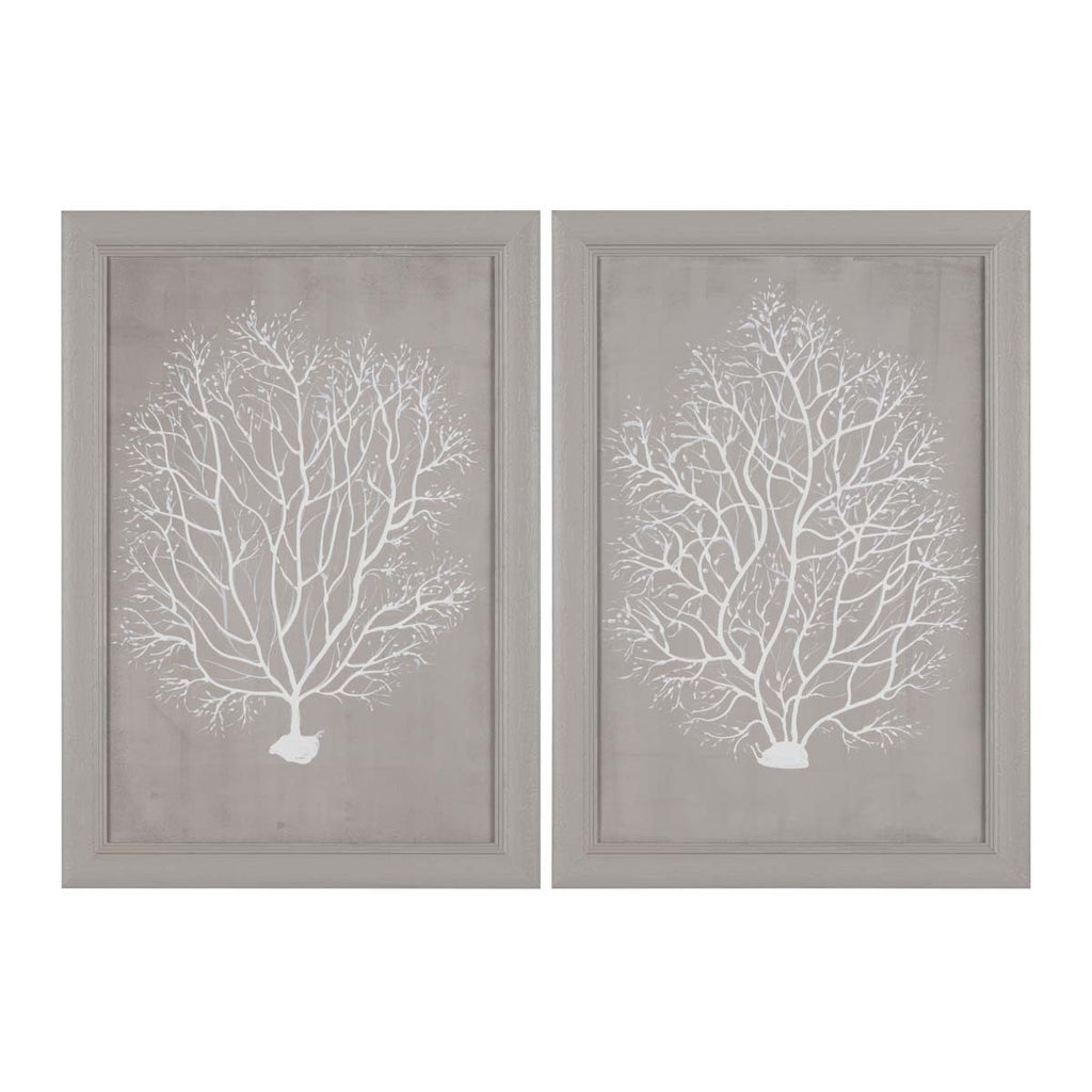 Coral Harmony Wall Art - Set of 2