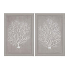 Coral Harmony Wall Art - Set of 2