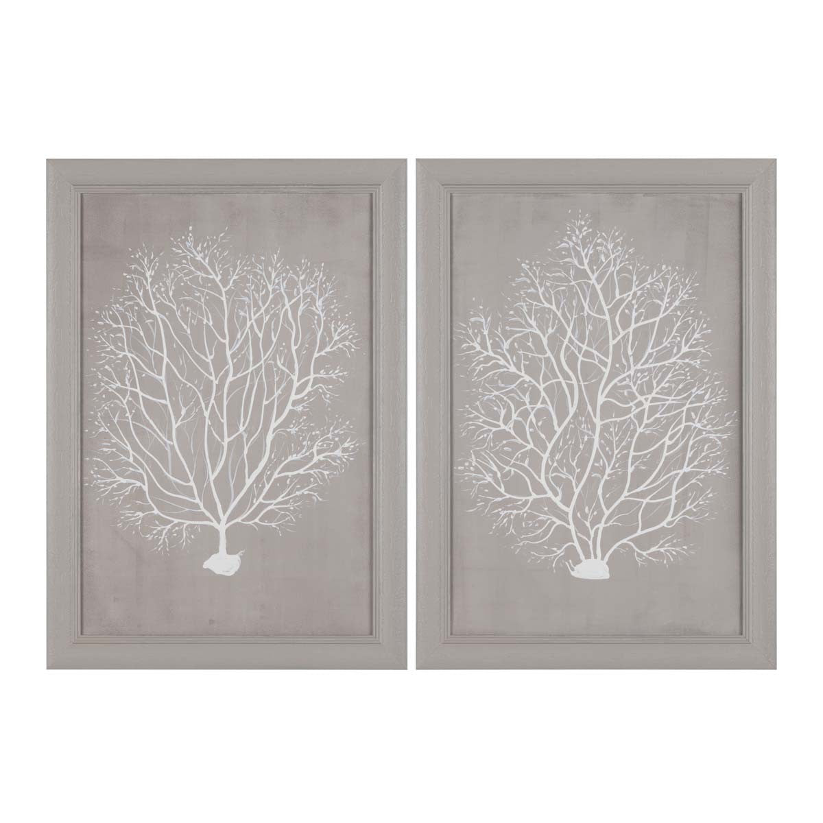 Coral Harmony Wall Art - Set of 2