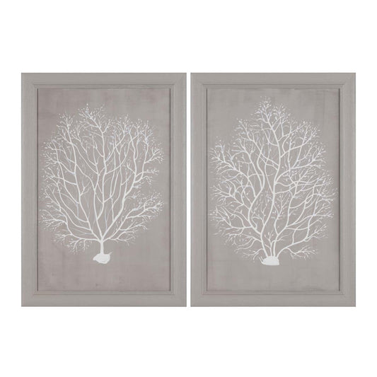 Coral Harmony Wall Art - Set of 2