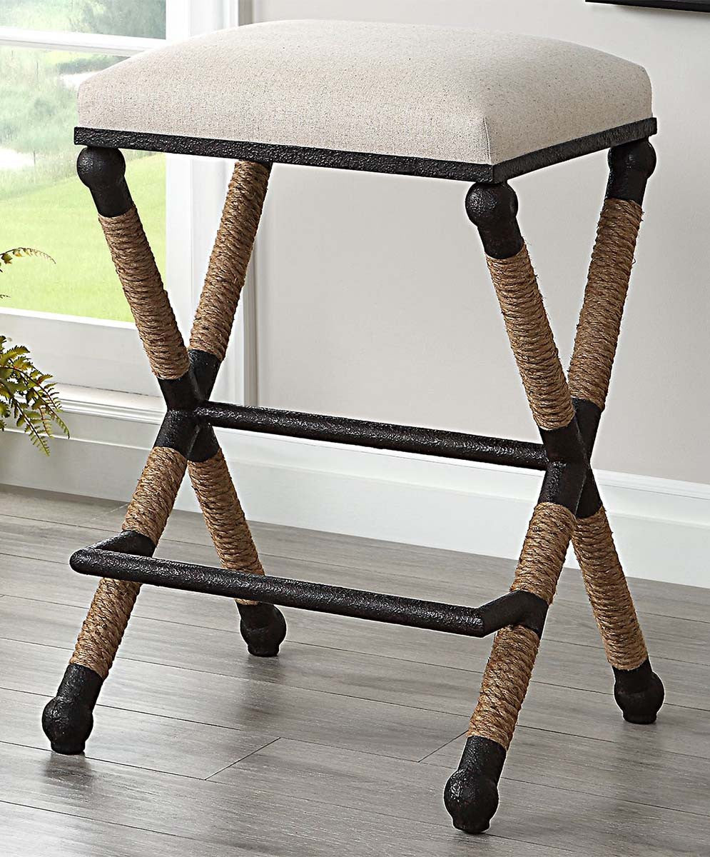 Fishermans Cove Counter Stool - Oatmeal