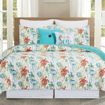 Sea Life Quilt Bed Set - King
