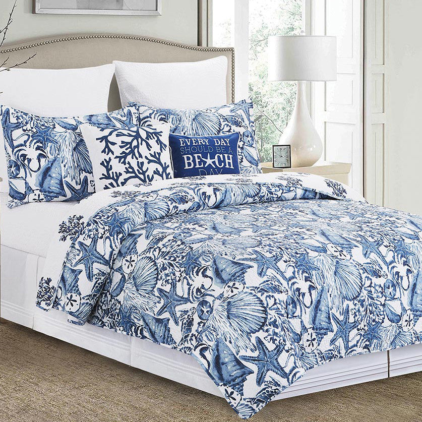 Deep Sea Bounty Bedspread - King