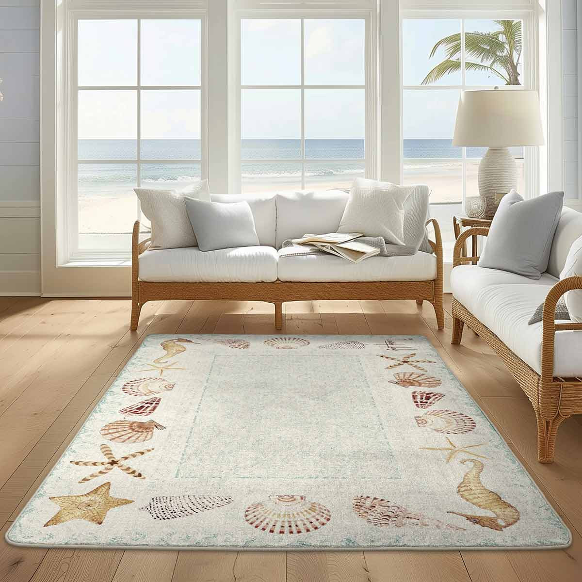 Vintage Reef Rug - 4 x 5