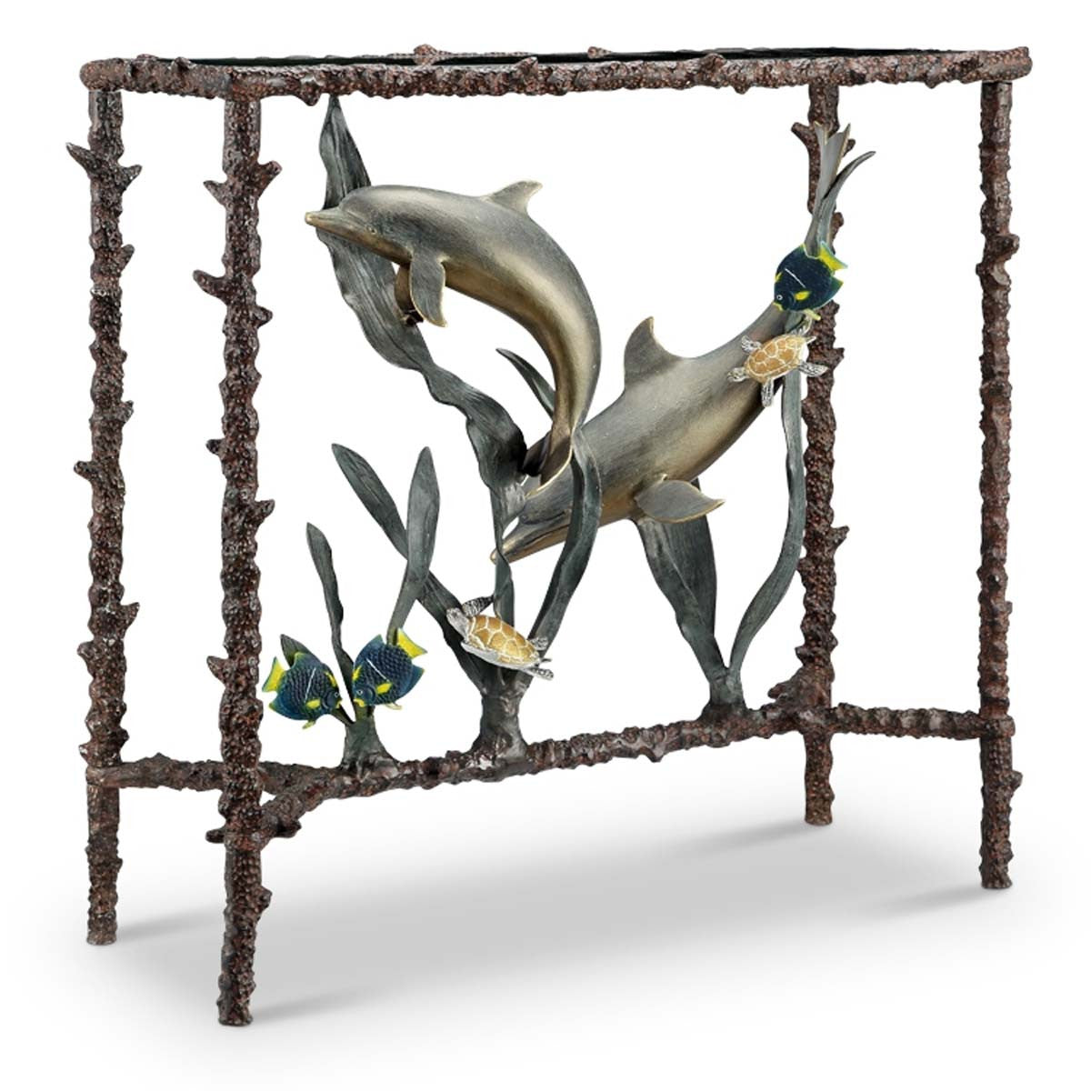 Oceanic Dolphins Console Table - OUT OF STOCK UNTIL 07/28/2026