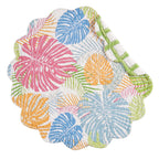 Palm Explosion Round Placemats - Set of 4 - OUT OF STOCK UNTIL 07/22/2026